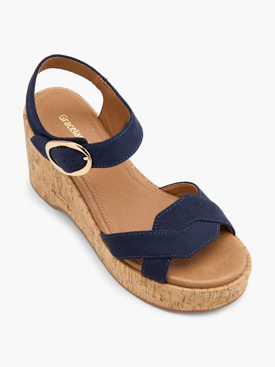 Graceland Sandalette Dunkelblau 128851 2