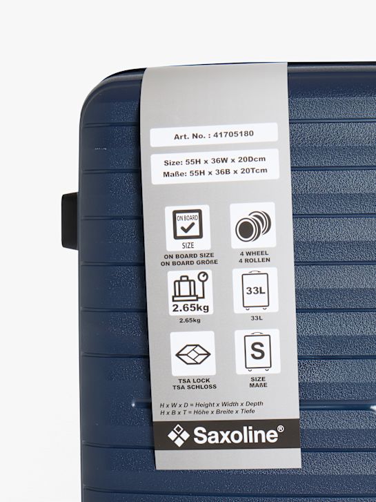 Saxoline Koffer Blau 128928 6