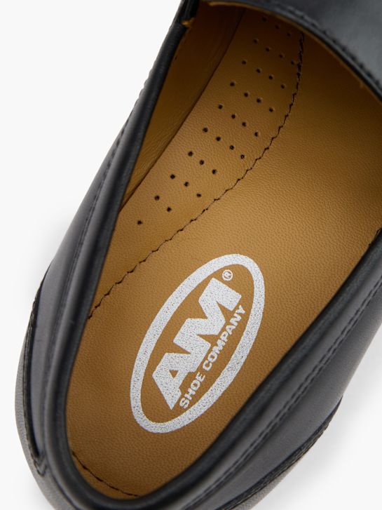 AM SHOE Mocassino Nero 129301 5