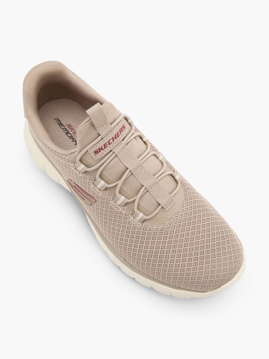 Skechers Slip On Sneaker Taupe 129357 2