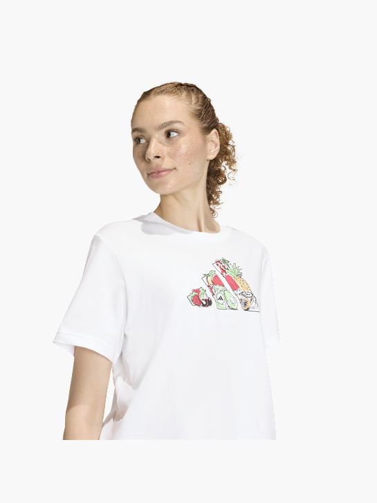 adidas T-Shirt Weiß 134037 4