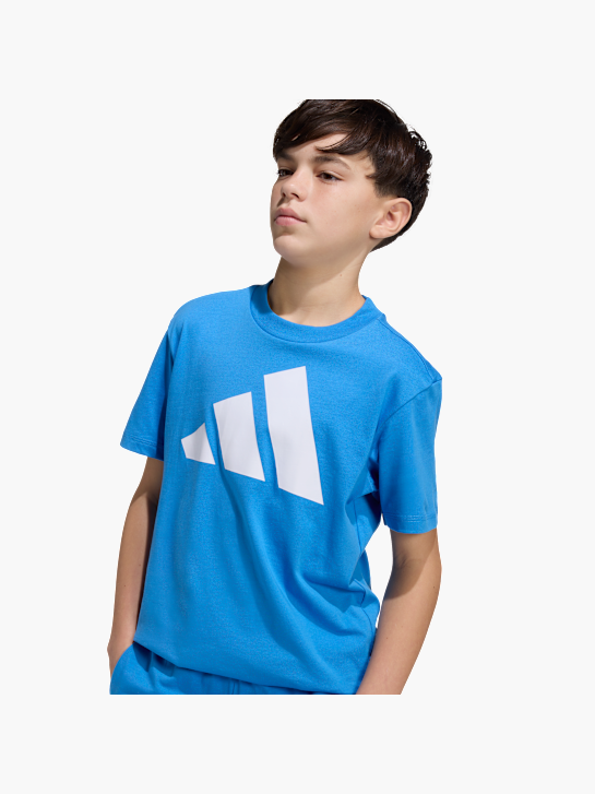 adidas Tee-shirt Bleu 133990 5