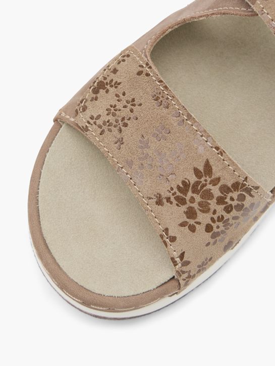 Romika Offener Hausschuh Taupe 129513 5