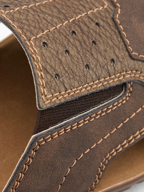 Memphis One Chinelo com palmilha alta Castanho 129529 5