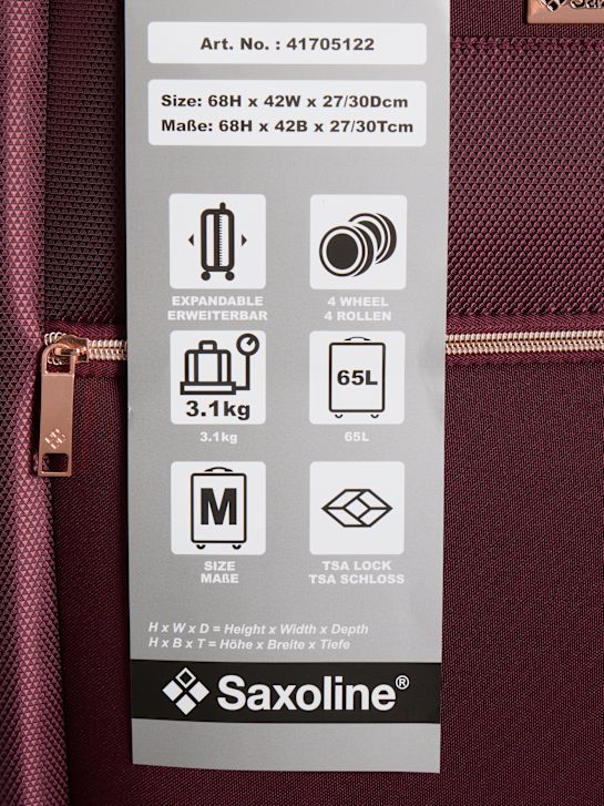 Saxoline Koffer Burgunder 129556 5