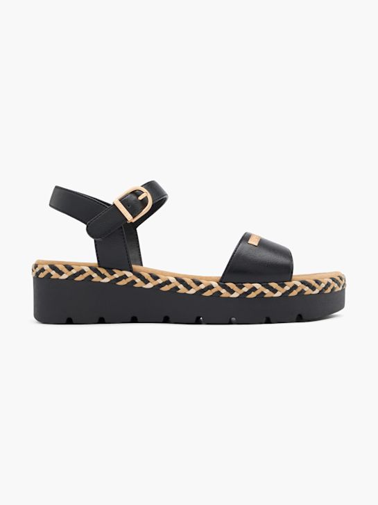 ESPRIT Sandale s petom Crna 129582 1