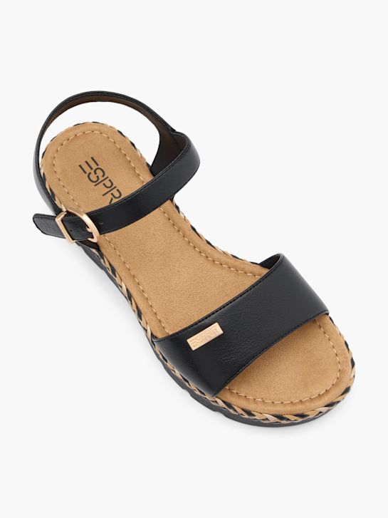 ESPRIT Sandály na podpatku Černá 129582 2