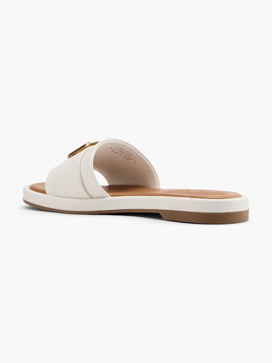 Buffalo Slip-in sandal Vit 129589 3