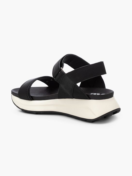 Xti Sandalias de tacón Negro 132318 3