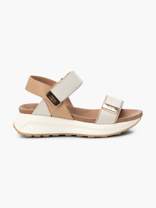 Xti Sandalias de tacón Beige 132325 1