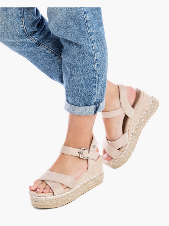 Refresh Sandalias de tacón Beige 132321 5