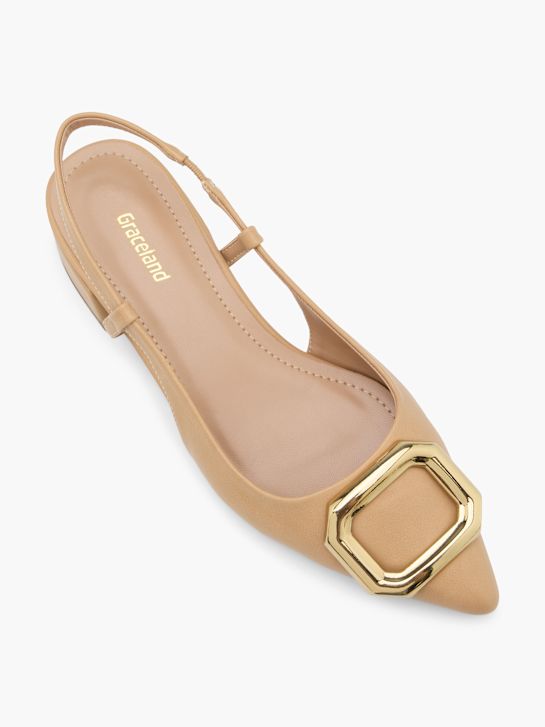 Graceland Ballerines Crème 134089 2