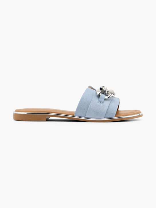 Catwalk Flache Pantolette Hellblau 134101 1