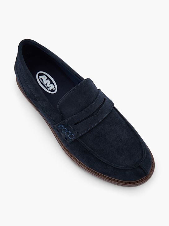 AM SHOE Mocassino Blu 134141 2