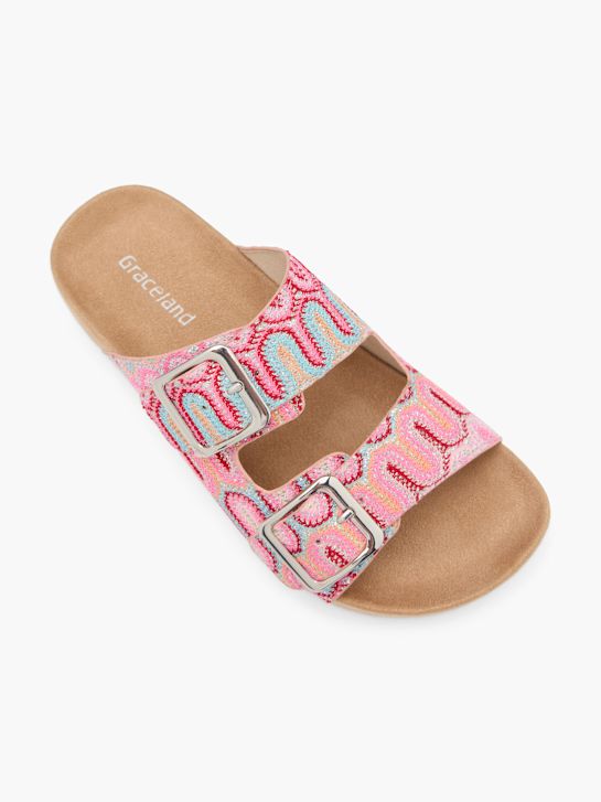 Graceland Chinelo com palmilha alta Cor-de-rosa 134498 2