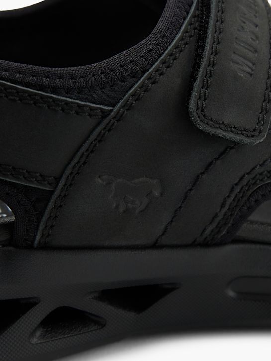 Mustang Sandały Czarny 134648 5