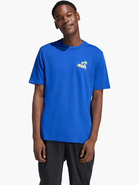 adidas Tee-shirt Bleu 134615 2