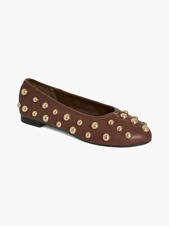 PIECES Ballerina Braun 134843 2