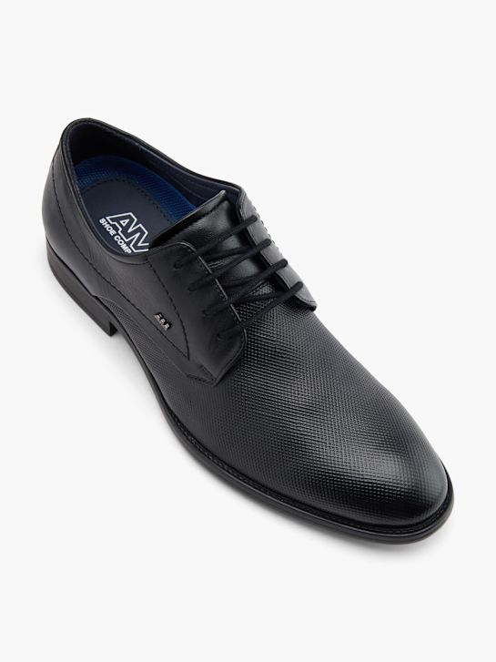 AM SHOE Alkalmi cipő fekete 134851 2