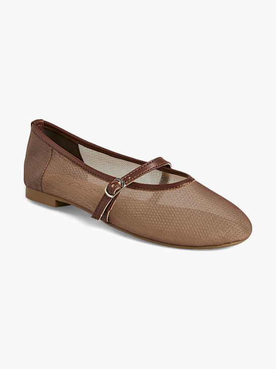 PIECES Ballerina Braun 134849 2
