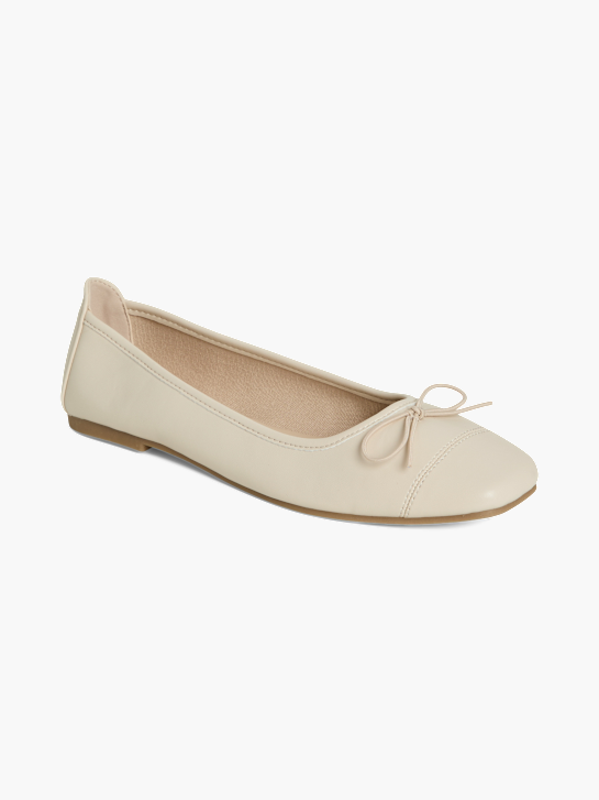 PIECES Ballerines Beige 134850 2