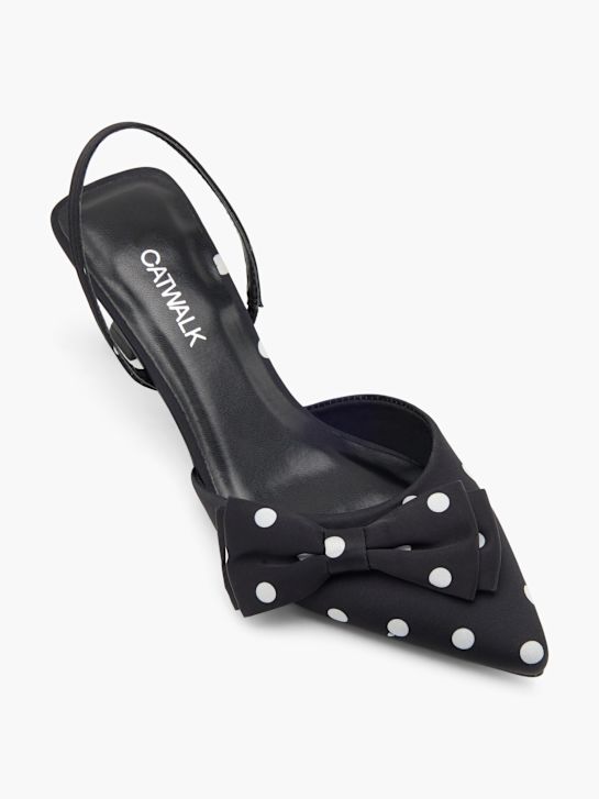 Catwalk Slingpumps Schwarz 134885 2