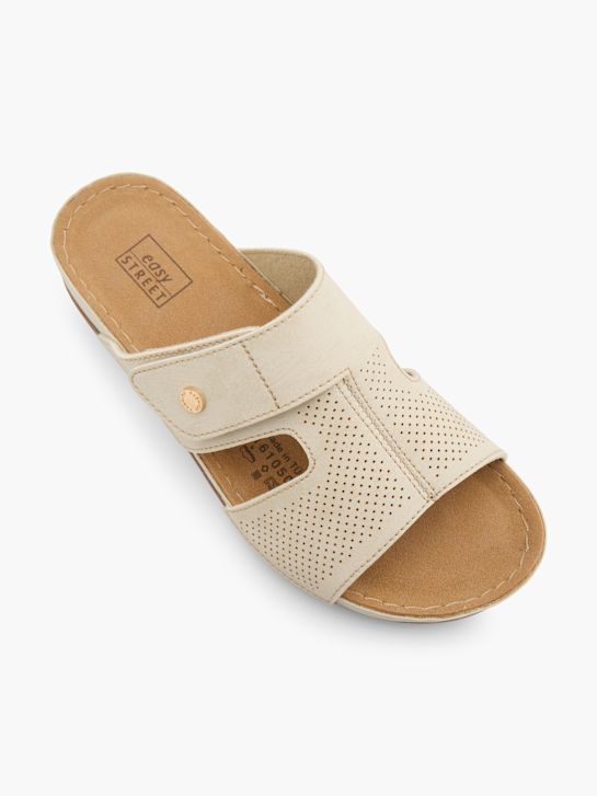 Easy Street Offener Hausschuh Creme 135373 2