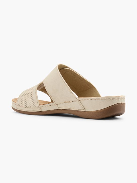 Easy Street Offener Hausschuh Creme 135373 3