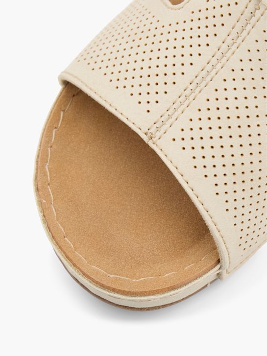 Easy Street Offener Hausschuh Creme 135373 6