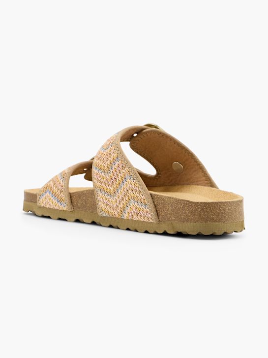 Graceland Chinelo com palmilha alta Beige 135375 3
