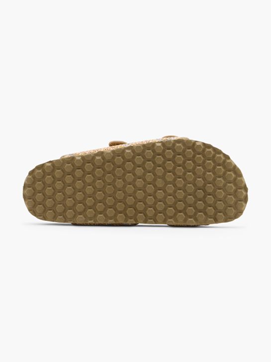 Graceland Chinelo com palmilha alta Beige 135375 4