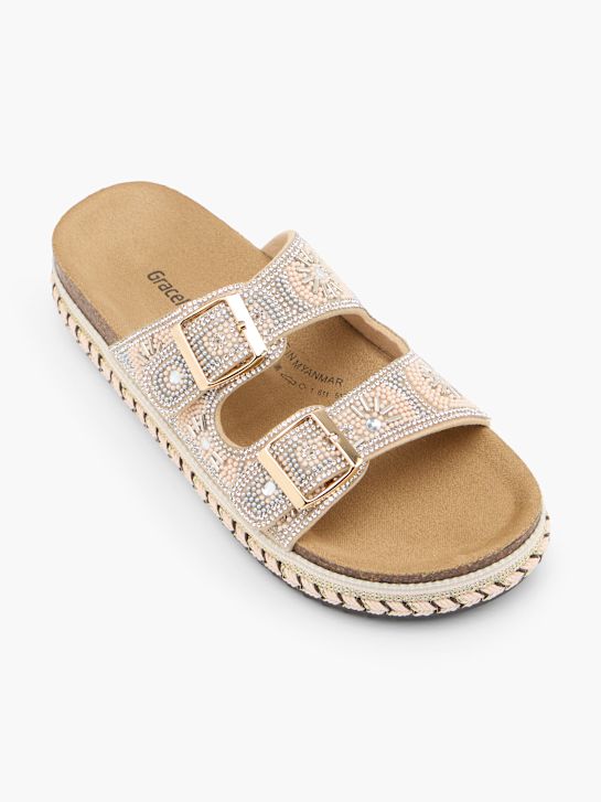 Graceland Chaussons Beige 135396 2