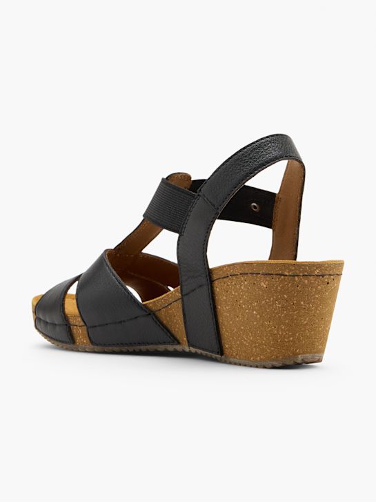 5th Avenue Sandales à talons Noir 135648 3