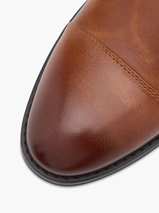 AM SHOE Business sko Cognac 137641 5