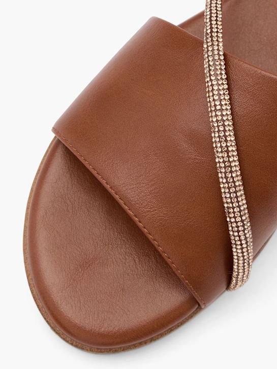 Graceland Slip in sandal Cognac 137845 5