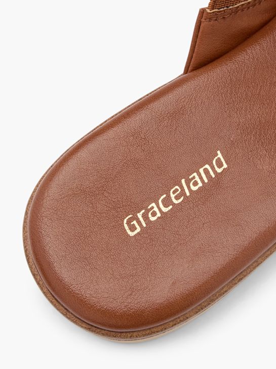Graceland Slip in sandal Cognac 137845 6