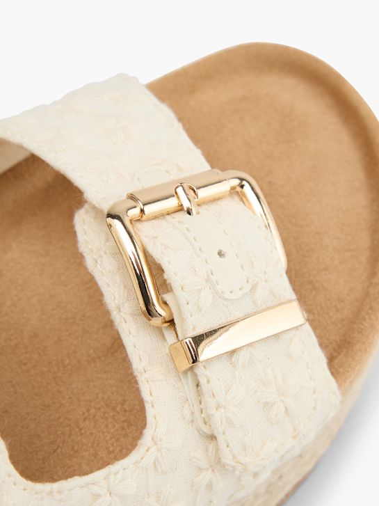 Graceland Chinelo com palmilha alta Beige 137847 5