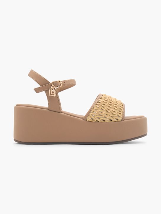 Laura Biagiotti Sandale z visoko peto Bež 137883 1