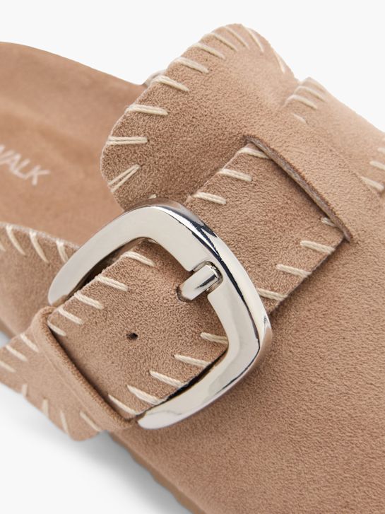 Catwalk Tieffuß Pantolette Taupe 137995 5