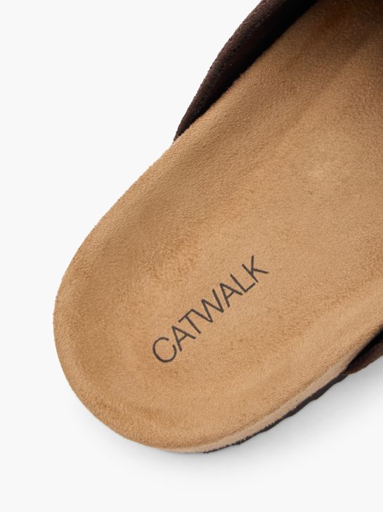 Catwalk Tieffuß Pantolette Braun 137996 6
