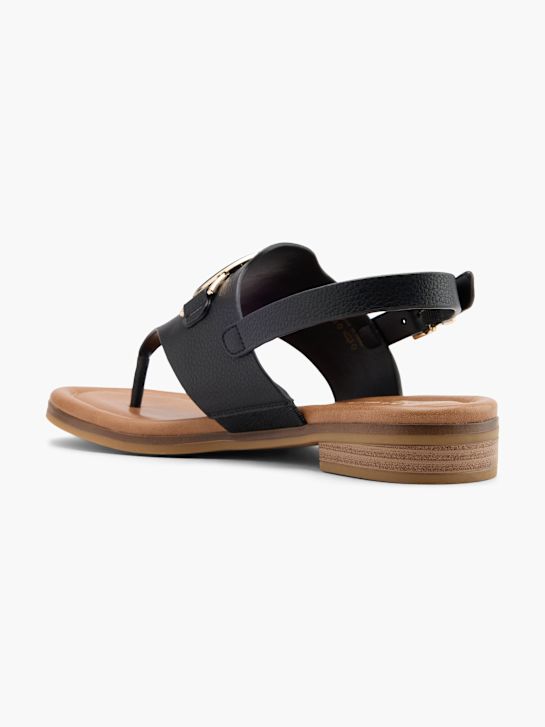 ESPRIT Zehentrenner-Sandale Schwarz 138051 3