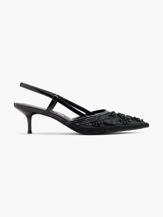 Catwalk Slingback salonarji Črna 138089 1