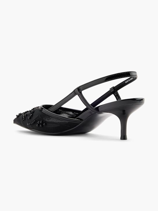 Catwalk Slingback salonarji Črna 138089 3