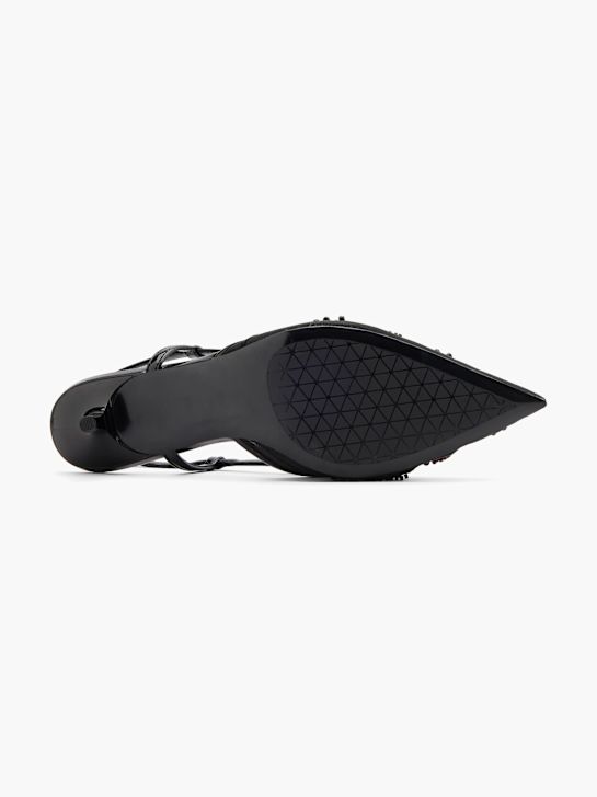 Catwalk Slingback salonarji Črna 138089 4