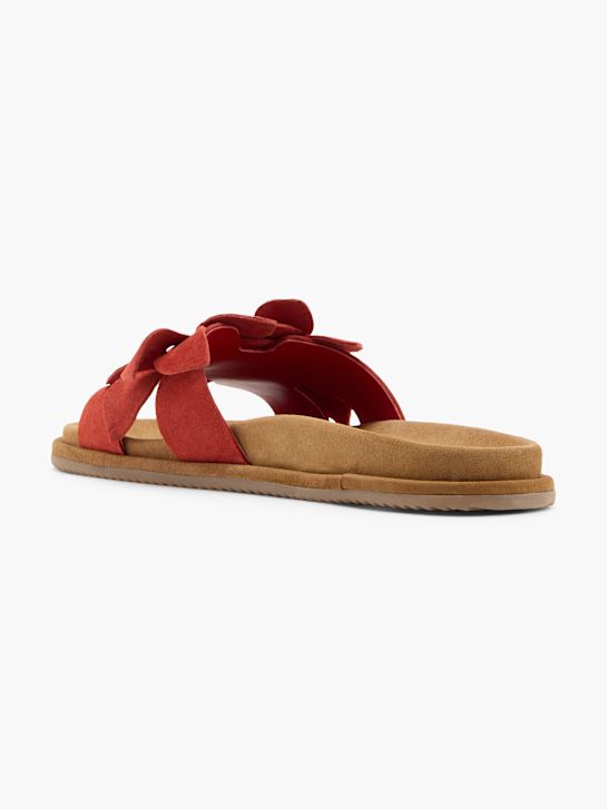 ESPRIT Flache Pantolette Rot 138148 3