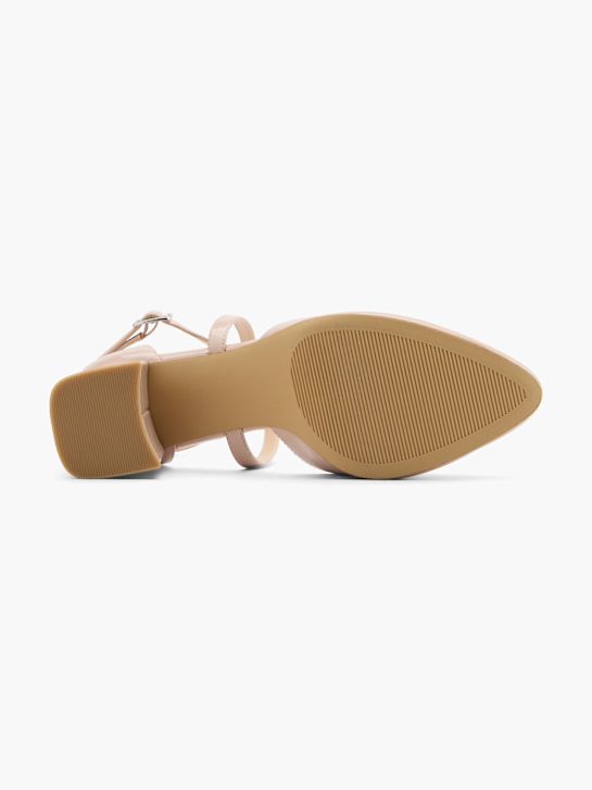 Graceland Escarpins à boucle Beige 138138 4
