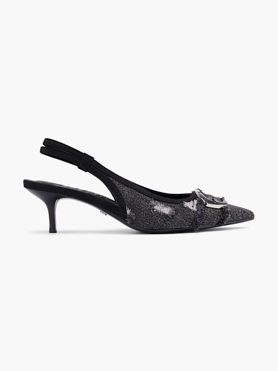 Buffalo Slingpumps Schwarz 138182 1