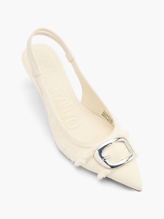 Buffalo Slingpumps Beige 138183 2