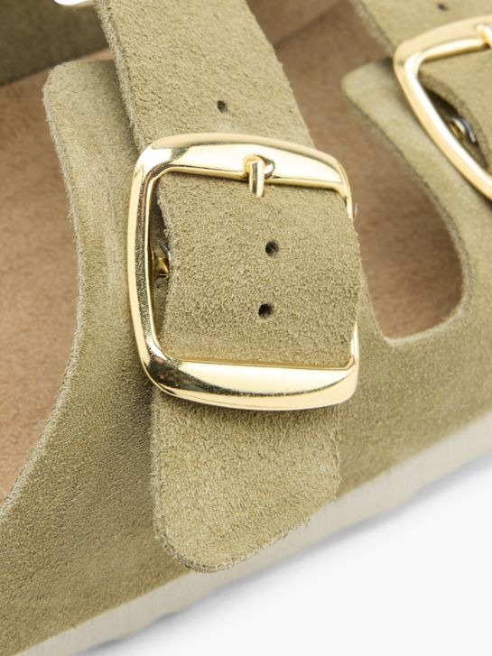 5th Avenue Tieffuß Pantolette Olive 138757 5