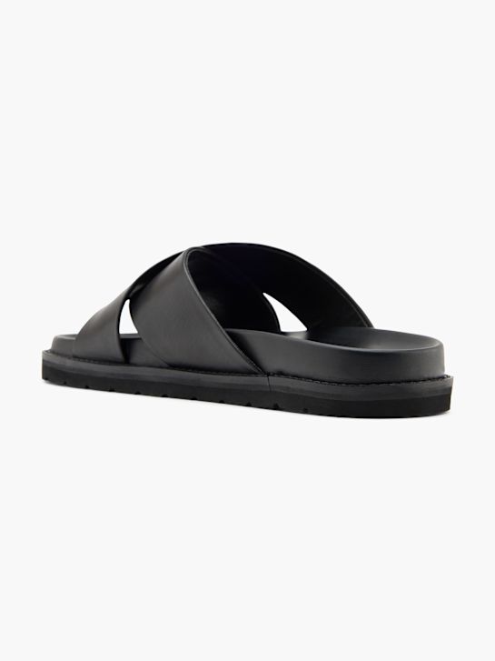 Bench Flache Pantolette Schwarz 138805 3